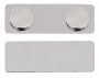 Magna-Clip 24 - 1/2" x 1 3/8" Double Post Magnet w/ Adhesive