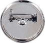 SN094412 - 1" Swivel Pin, Silver Metal Frame Disc