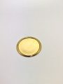 GS094400 - 1" Plain, Gold Metal Frame Disc