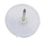 VI130085 - 7/16" Tac Clear w/ Adhesive Base