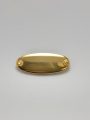 BR370021 - 5/8" x 1 5/8" Oval Screw Plate
