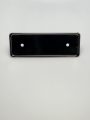 BN084498 - Black Nickel 1" x 3" Plain Back Metal Frame Badge