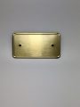 SB084798 - Satin Brass 1 5/8" x 3" Metal Frame Badge