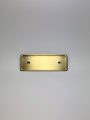 SBO84198 - Satin Brass 1" x 3" Metal Frame Badge