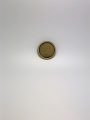SBO94400 - Satin Brass Disc Metal Frame Badge