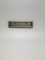 Satin Nickel 1/2" x 2 1/2" Metal Frame Badge
